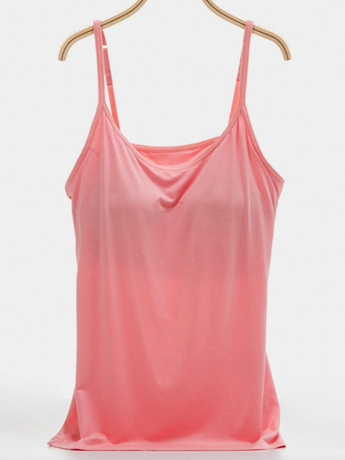 Scoop Neck Adjustable Strap Cami-Angel Casuals