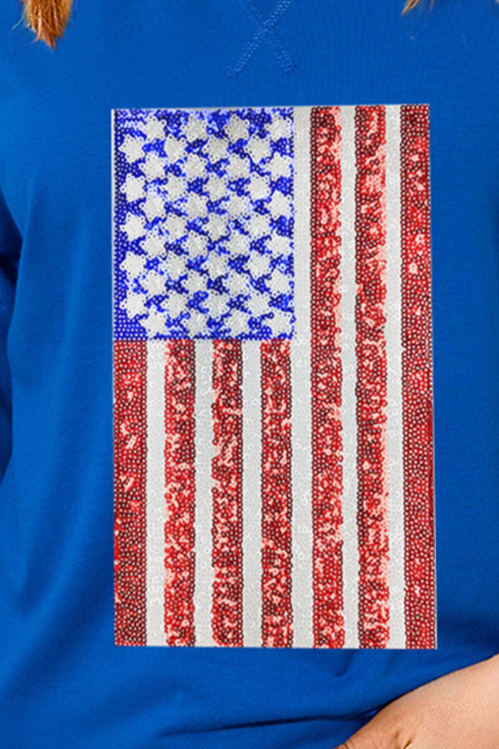 US Flag Round Neck Half Sleeve T-Shirt-Angel Casuals