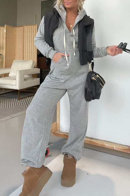 Full Size Drawstring Long Sleeve Jumpsuit-Angel Casuals