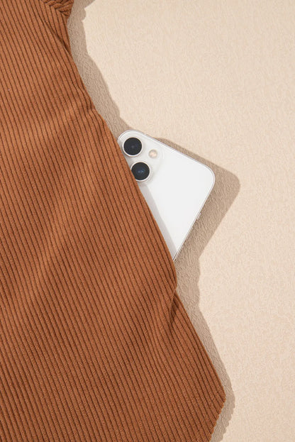 Decorative Pocket Flap Button Up Jacket-Angel Casuals