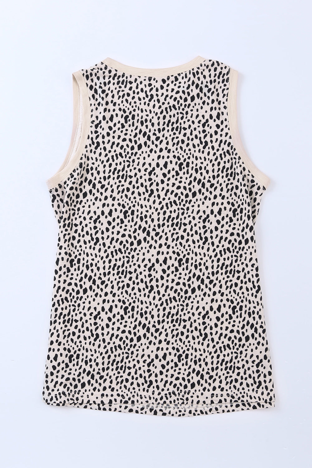 Printed Round Neck Tank-Angel Casuals