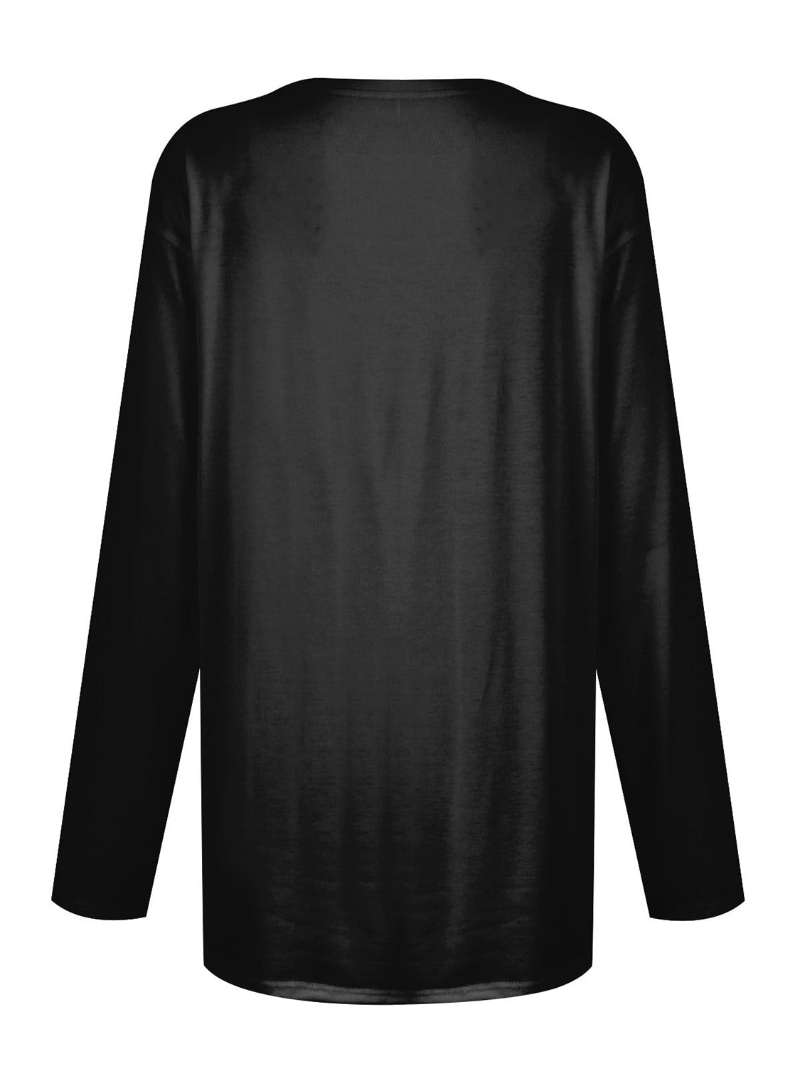 Full Size Pocketed Round Neck Long Sleeve T-Shirt-Angel Casuals