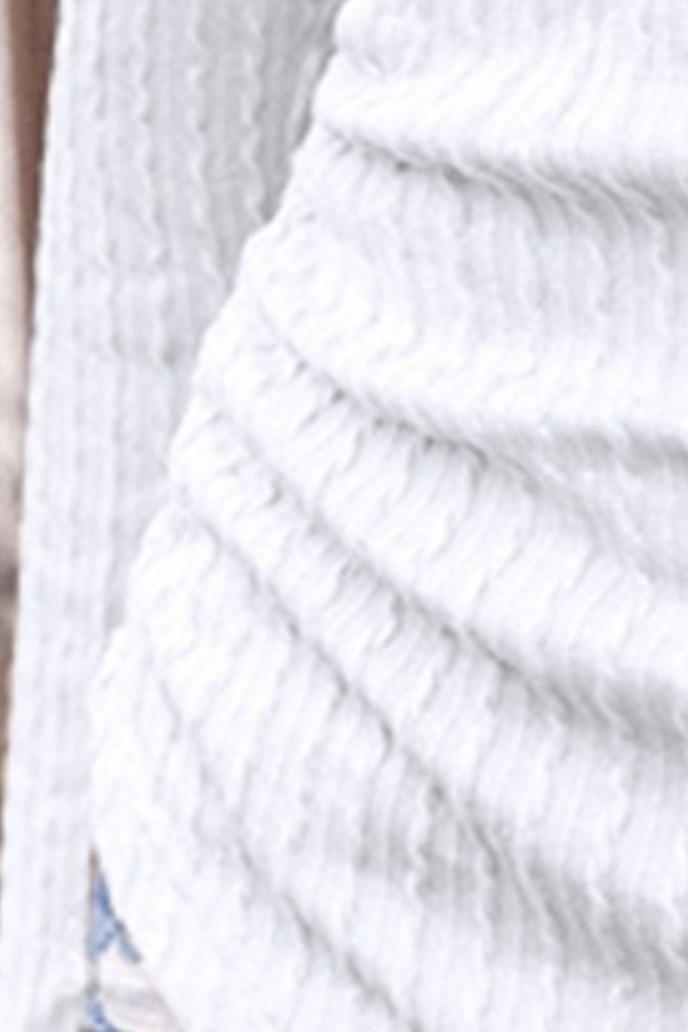 Textured Ruched V-Neck Long Sleeve T-Shirt-Angel Casuals