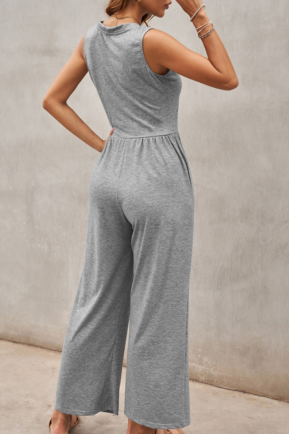 Full Size Scoop Neck Wide Strap Jumpsuit-Angel Casuals