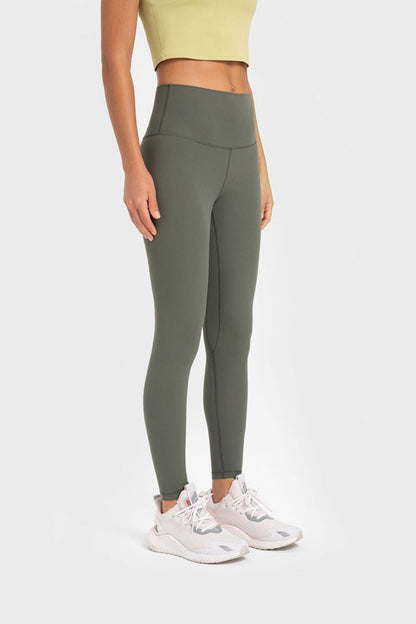 Highly Stretchy Wide Waistband Yoga Leggings-Angel Casuals