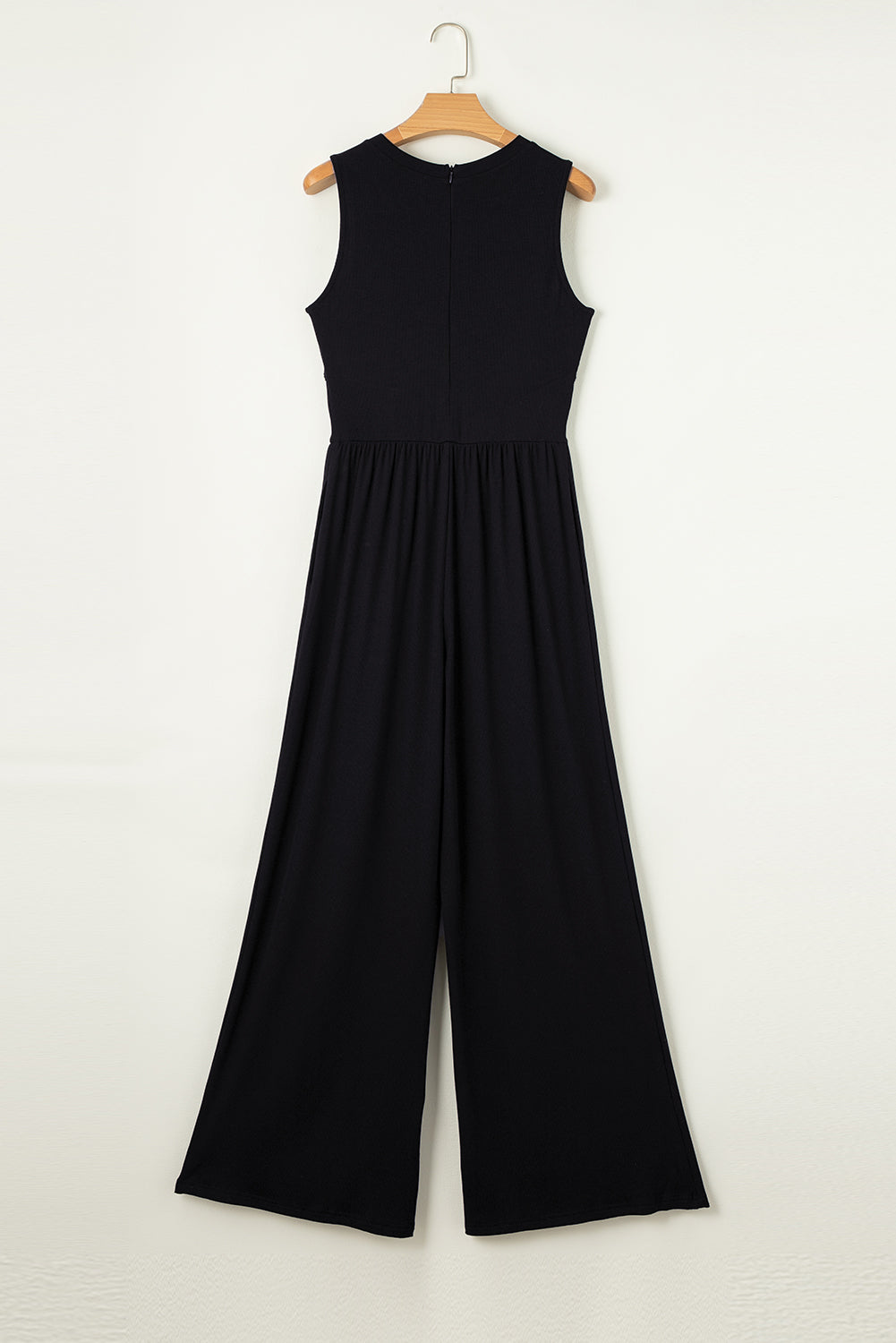 Round Neck Sleeveless Jumpsuit-Angel Casuals