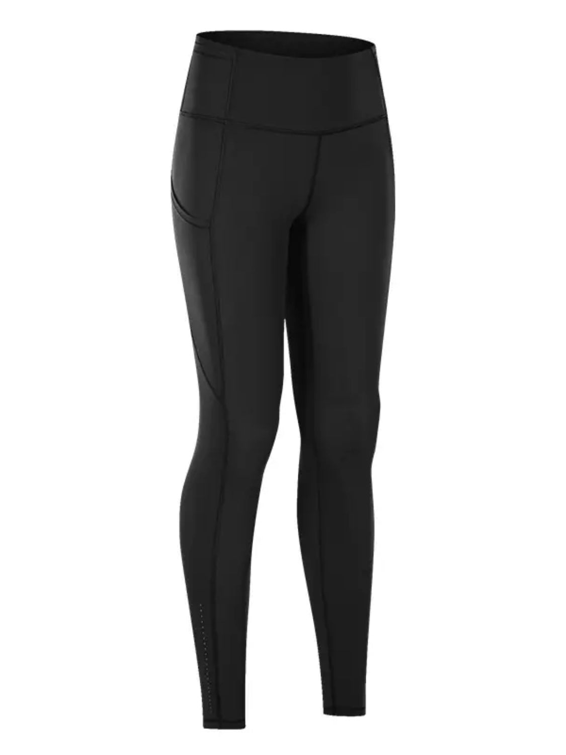 Wide Waistband Sports Leggings-Angel Casuals