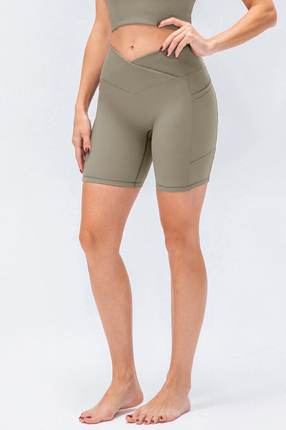 Slim Fit V-Waistband Sports Shorts-Angel Casuals