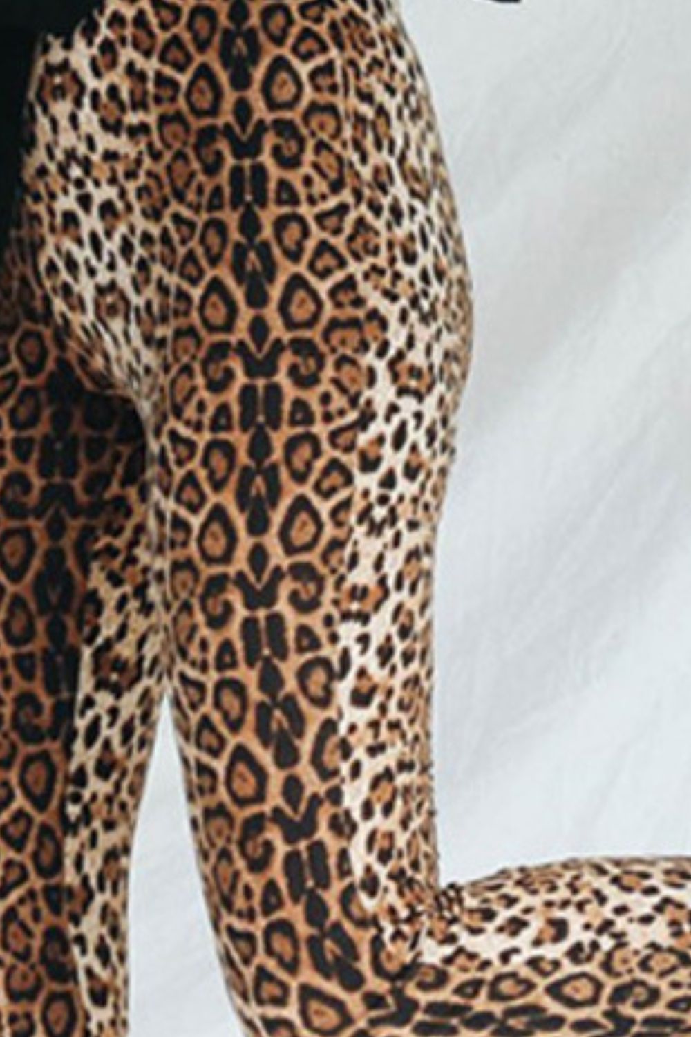 Leopard Print Flare Leg Pants-Angel Casuals