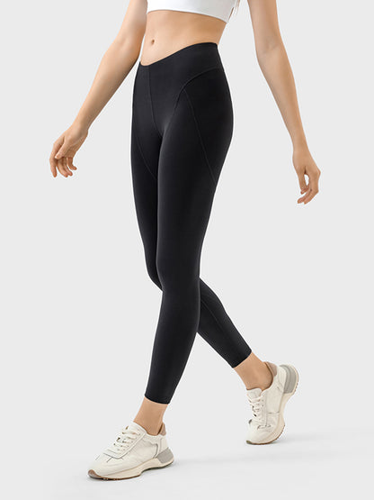 Mid-Rise Waist Active Pants-Angel Casuals