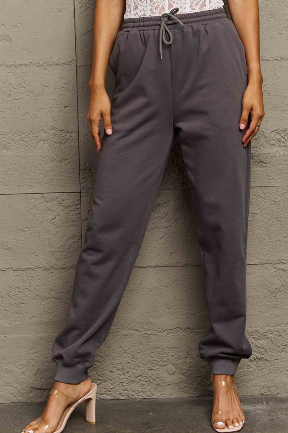 Simply Love Full Size Drawstring Sweatpants-Angel Casuals