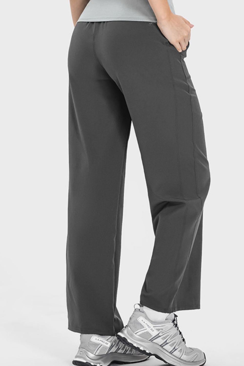 Drawstring Pocketed Active Pants-Angel Casuals