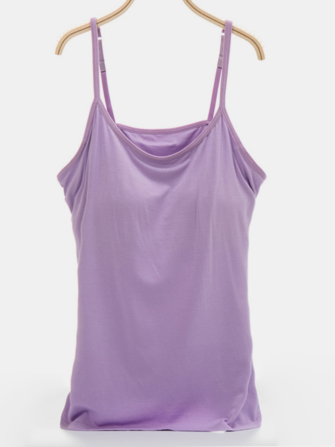 Scoop Neck Adjustable Strap Cami-Angel Casuals