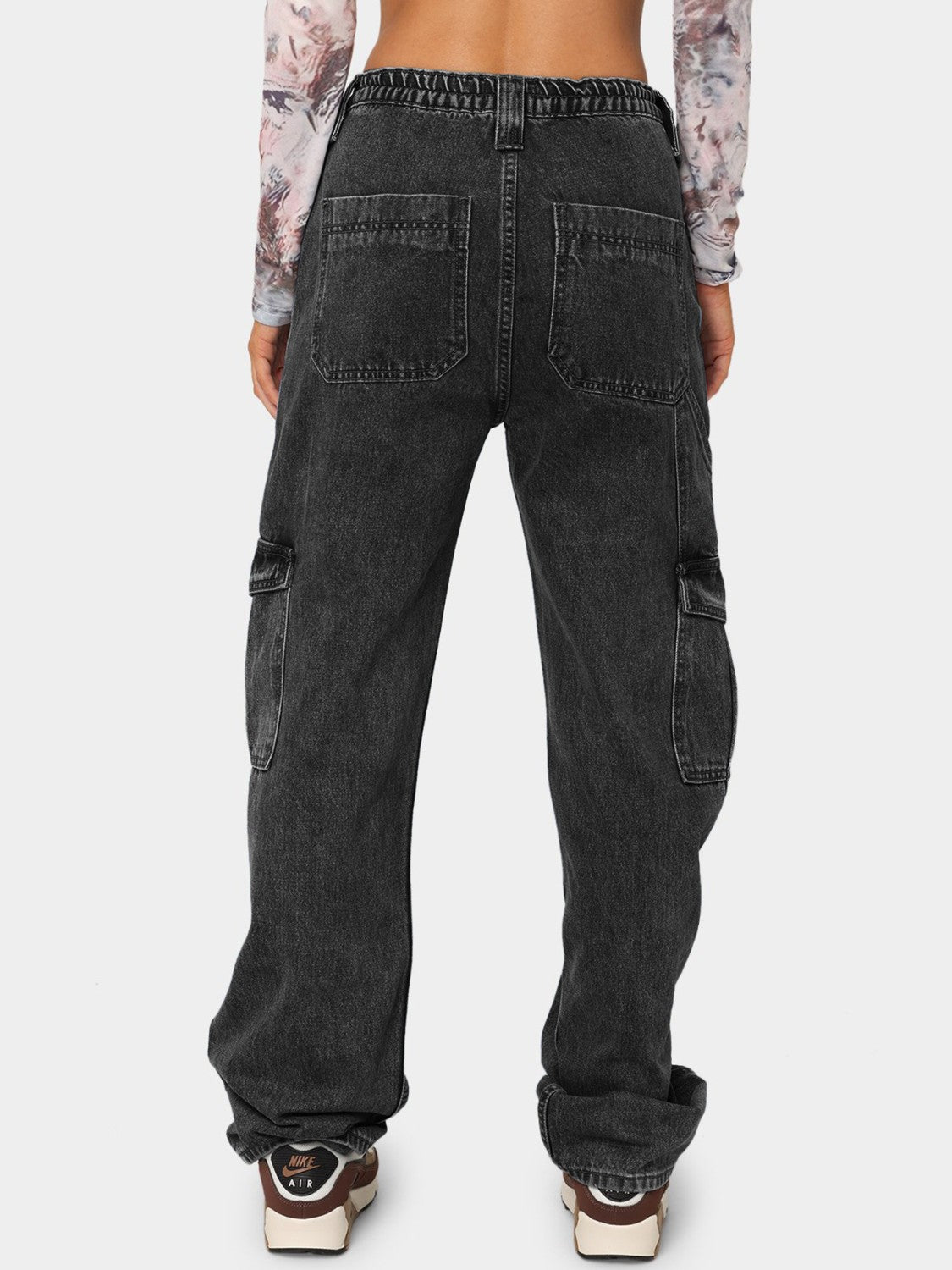 Straight Jeans with Pockets-Angel Casuals