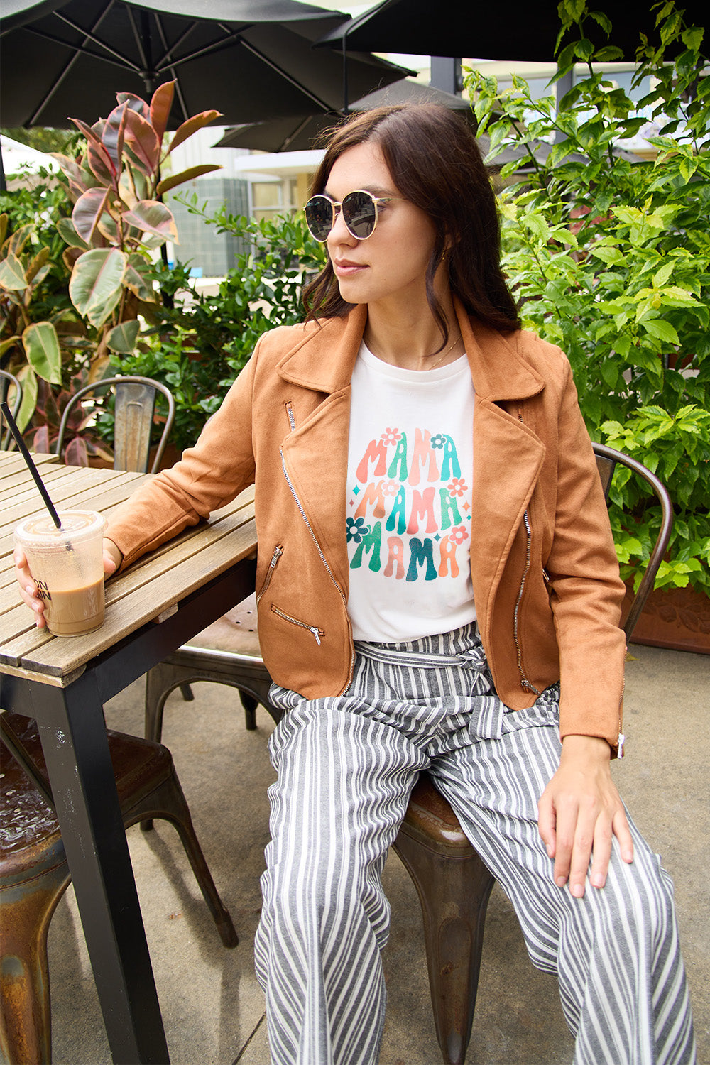 Simply Love Full Size MAMA Round Neck T-Shirt-Angel Casuals