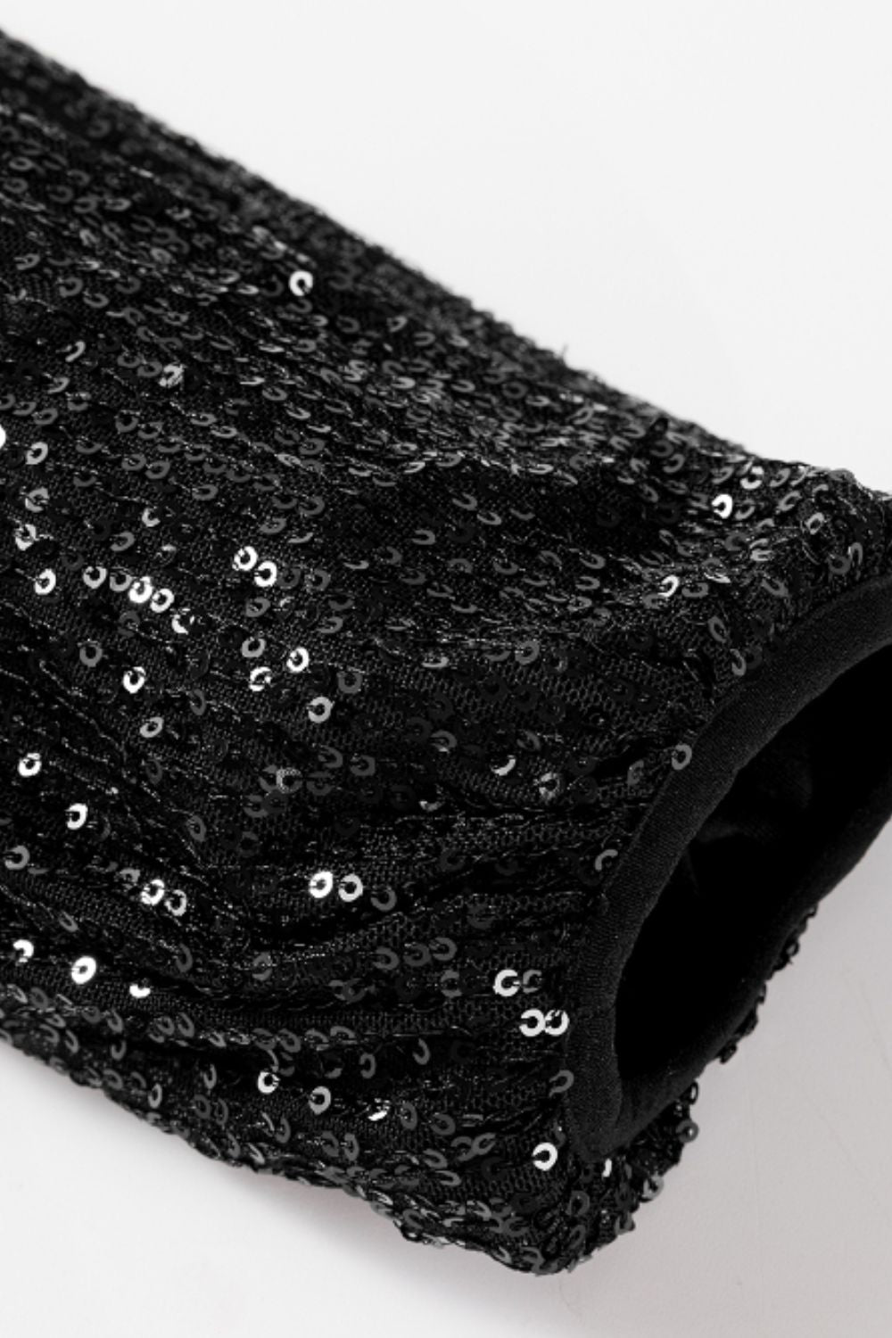 Sequin Zip Up Long Sleeve Jacket-Angel Casuals