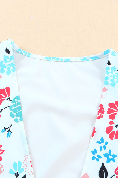 Printed Open Front Cover-Up-Angel Casuals