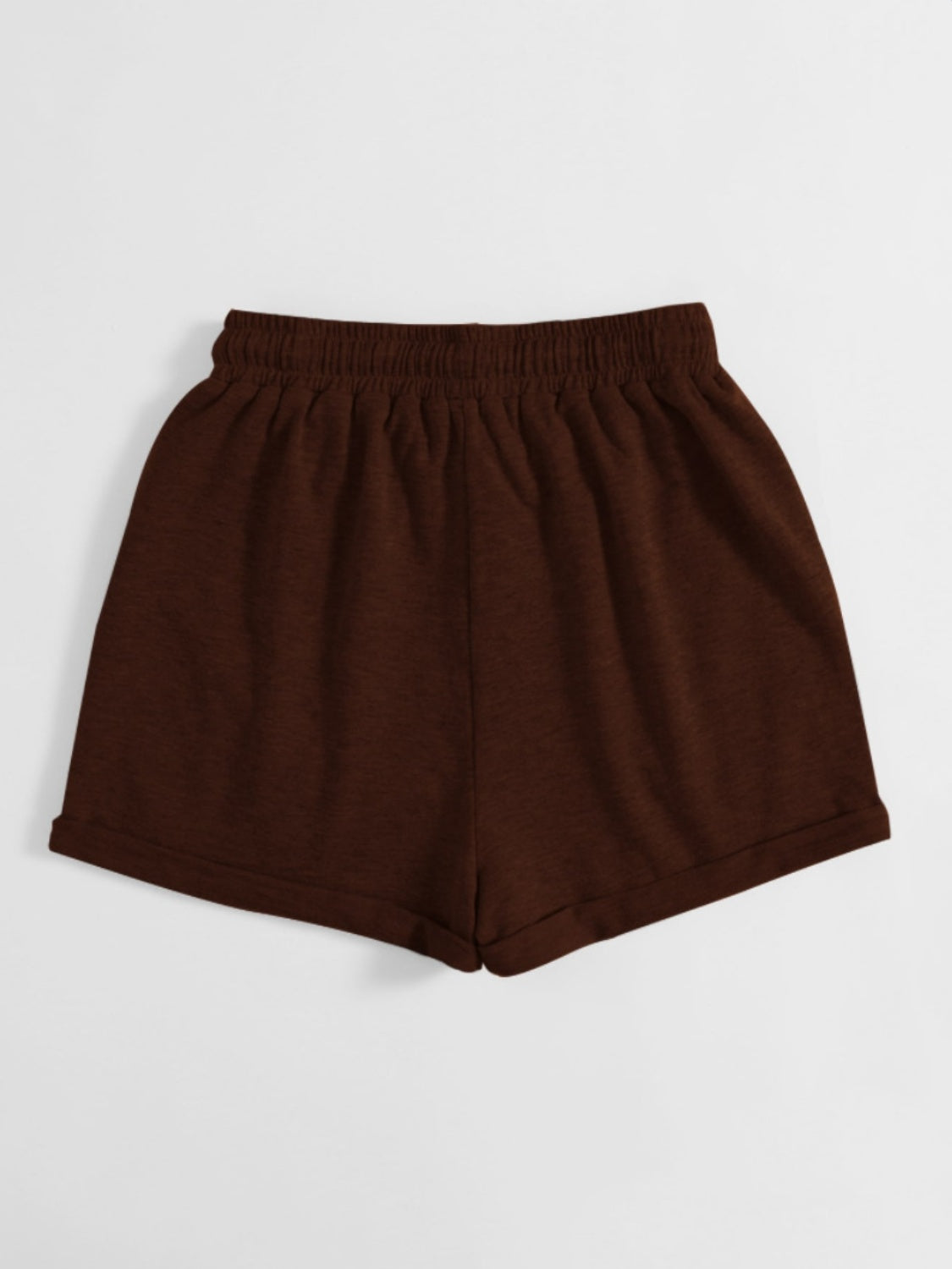 Drawstring Pocketed Elastic Waist Shorts-Angel Casuals