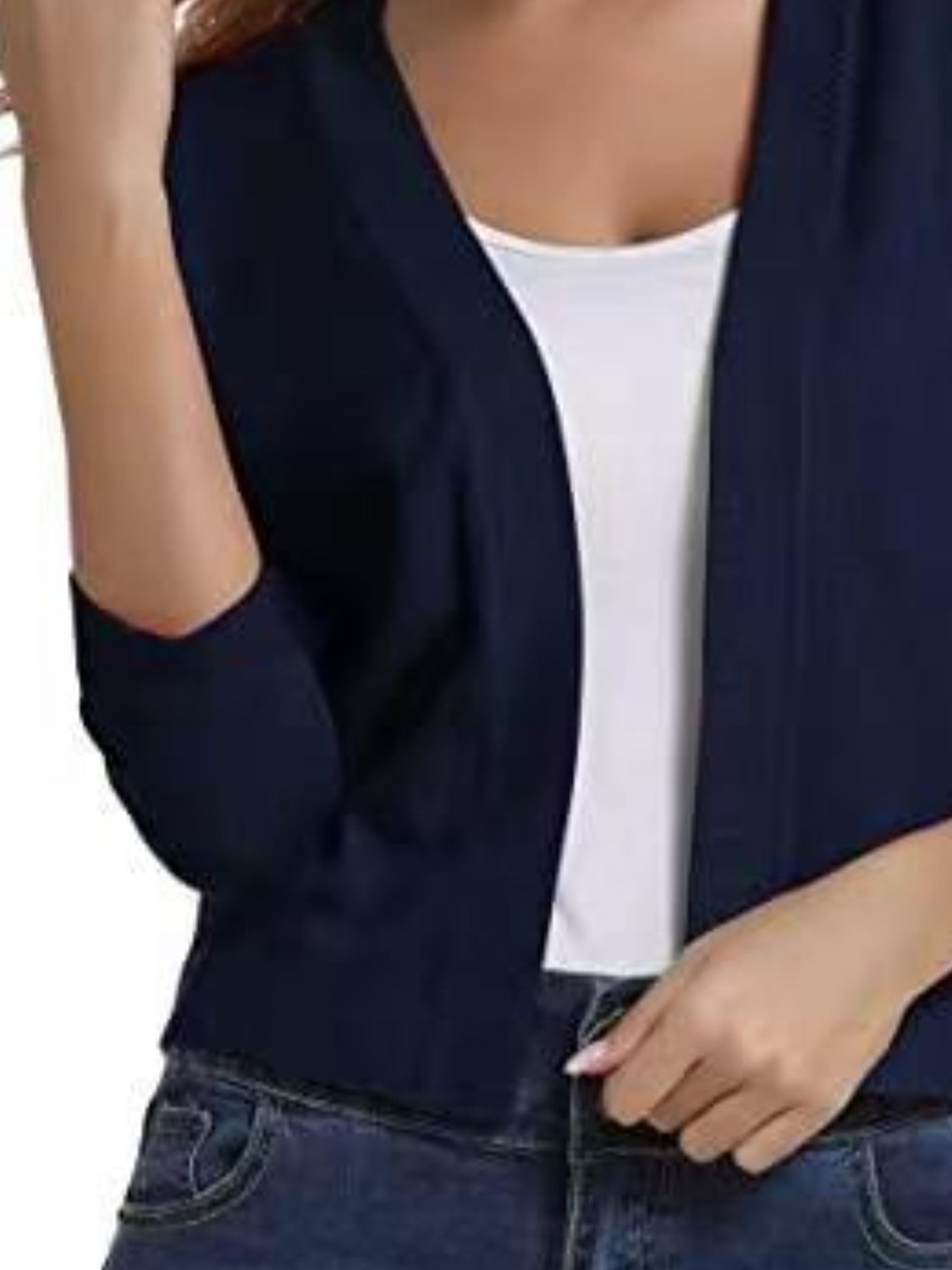 Open Front Cardigan-Angel Casuals