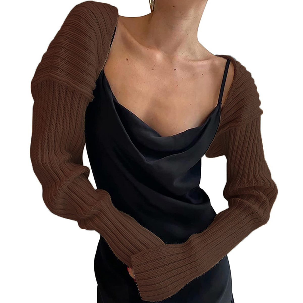 Long Sleeve Knit Bolero-Angel Casuals