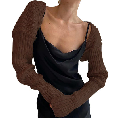 Long Sleeve Knit Bolero-Angel Casuals