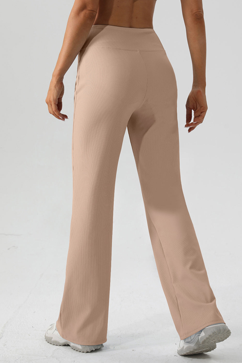 High Waist Straight Active Pants-Angel Casuals