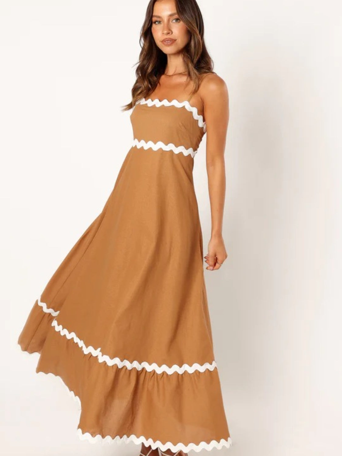 Spaghetti Strap Maxi Dress-Angel Casuals