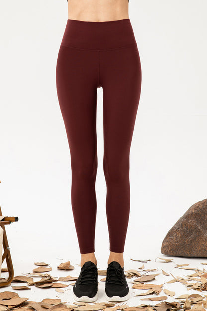 High Waist Skinny Active Pants-Angel Casuals