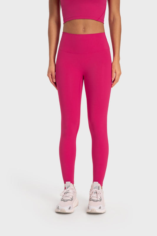 Basic Full Length Active Leggings-Angel Casuals