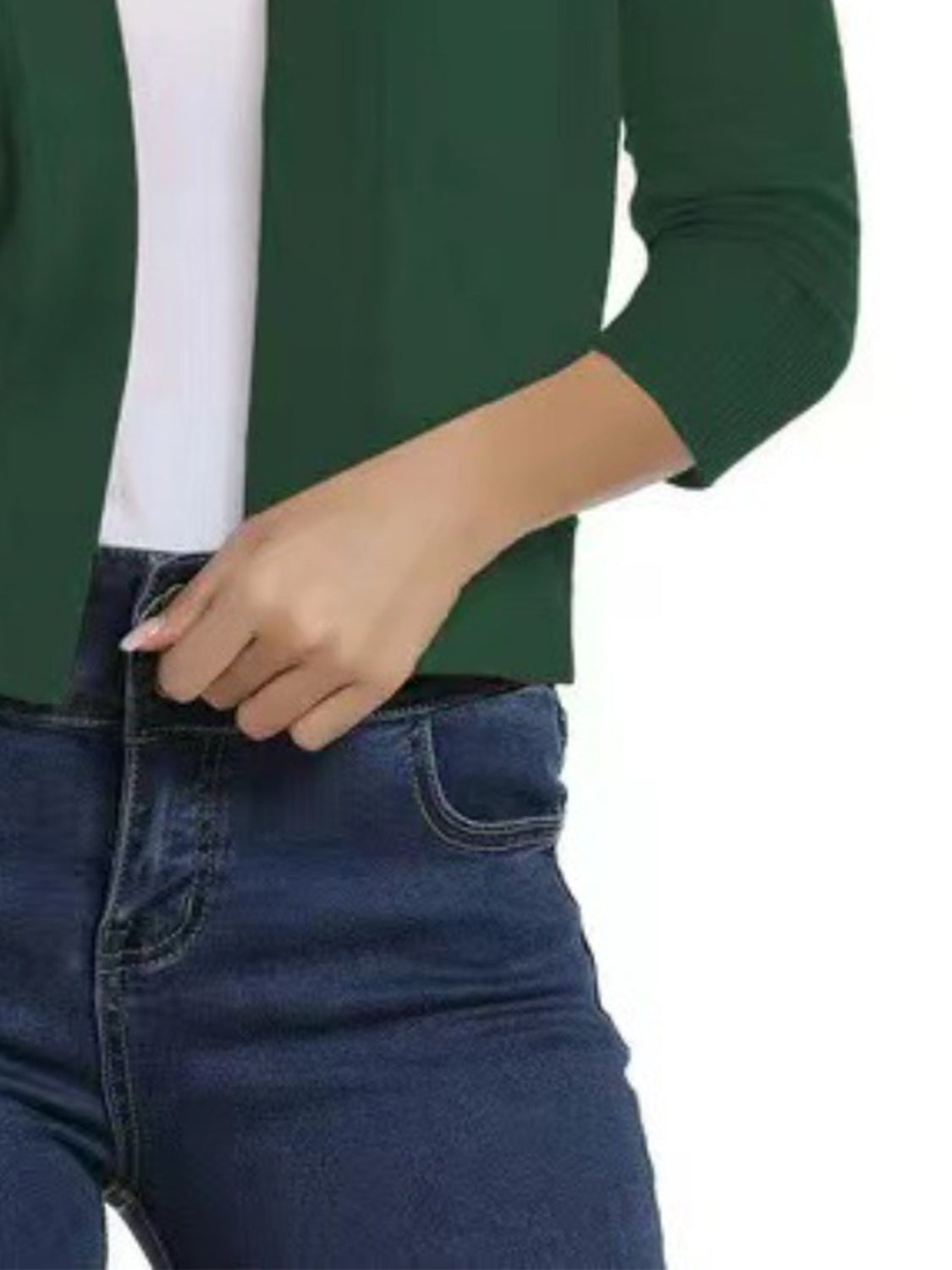 Open Front Cardigan-Angel Casuals