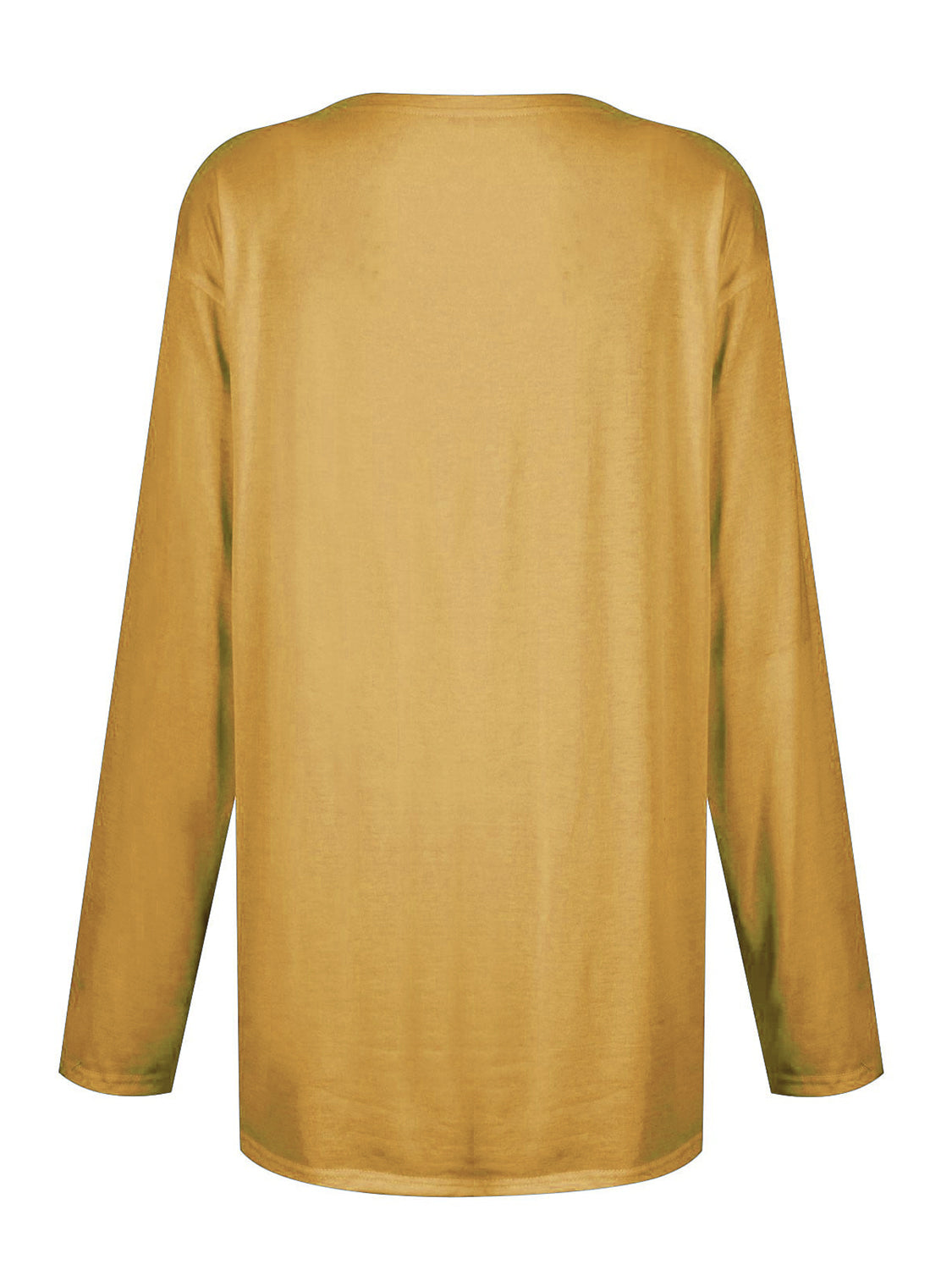 Full Size Pocketed Round Neck Long Sleeve T-Shirt-Angel Casuals