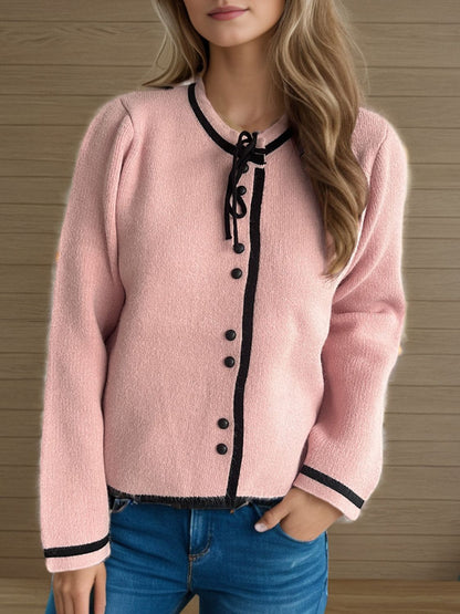 Button Down Long Sleeve Cardigan-Angel Casuals
