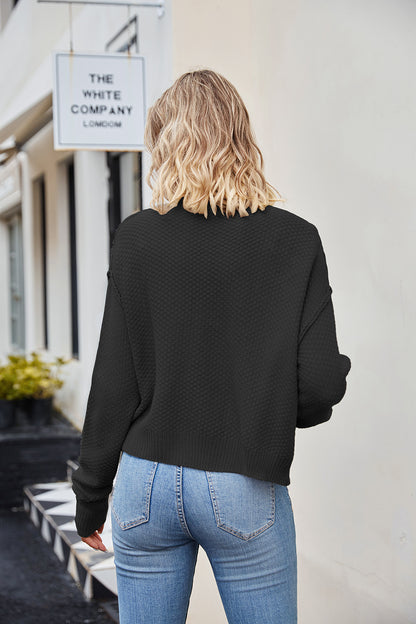 Button Down Exposed Seam Cardigan-Angel Casuals