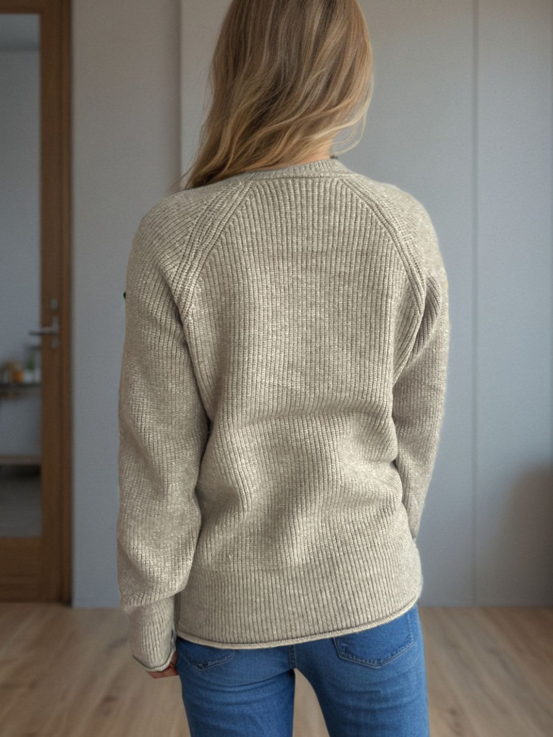Turtleneck Long Sleeve Sweater-Angel Casuals