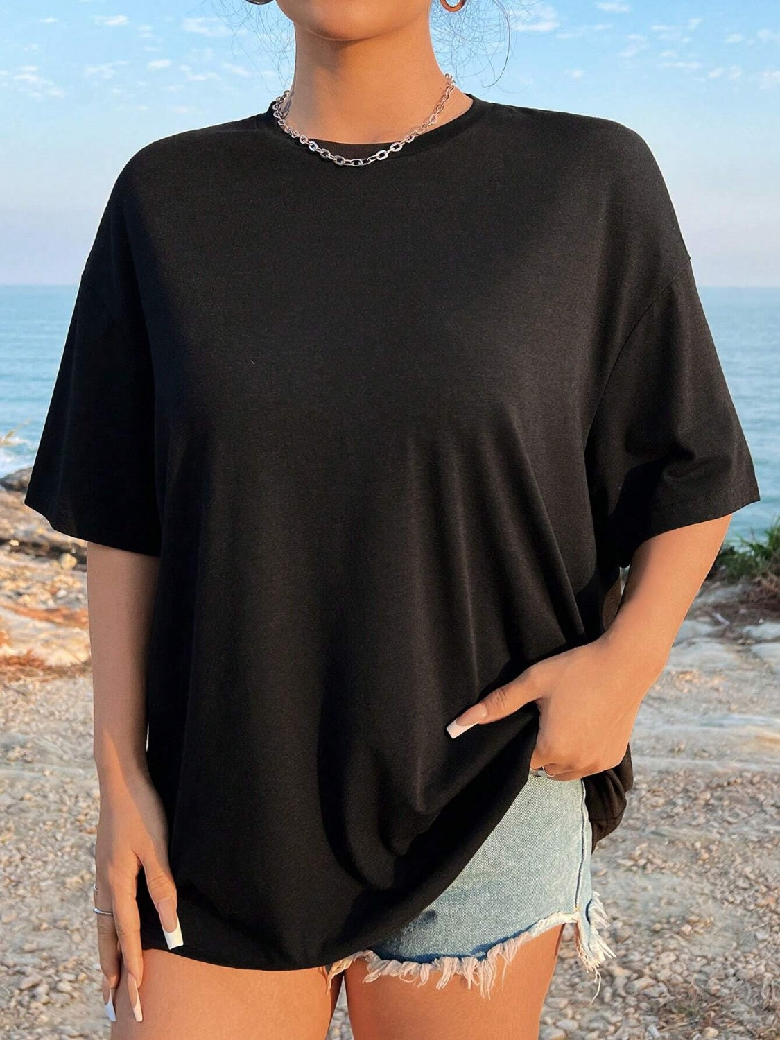IN MY PIRATE ERA Round Neck T-Shirt-Angel Casuals