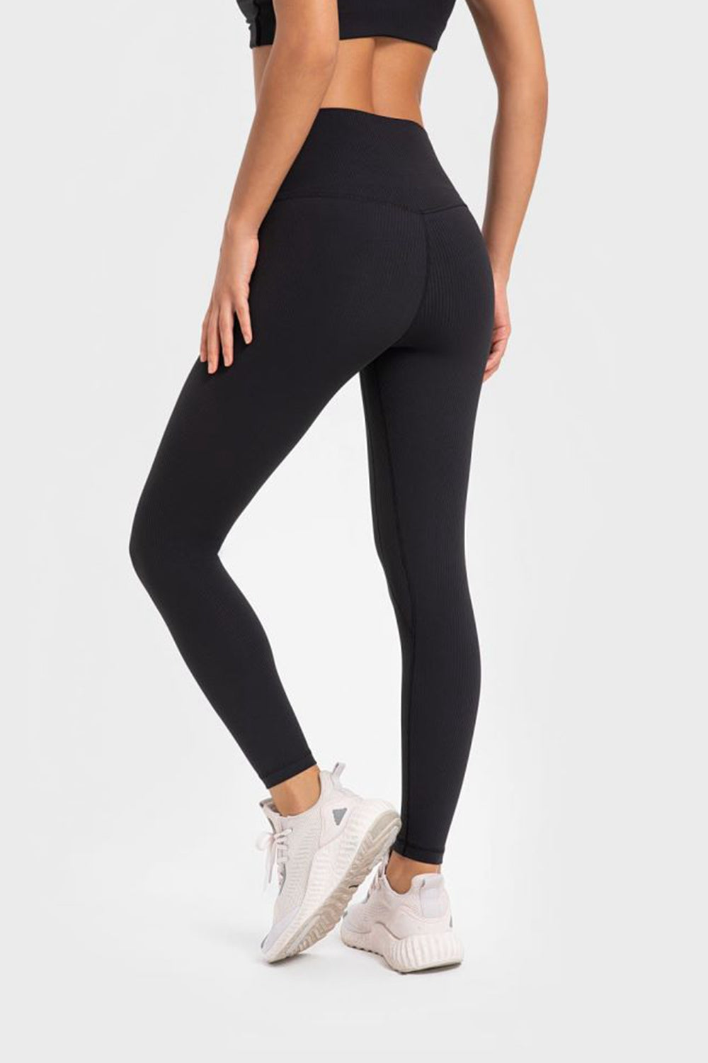 Highly Stretchy Wide Waistband Yoga Leggings-Angel Casuals