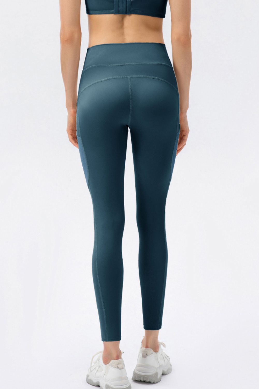 High Waist Slim Fit Long Sports Pants-Angel Casuals