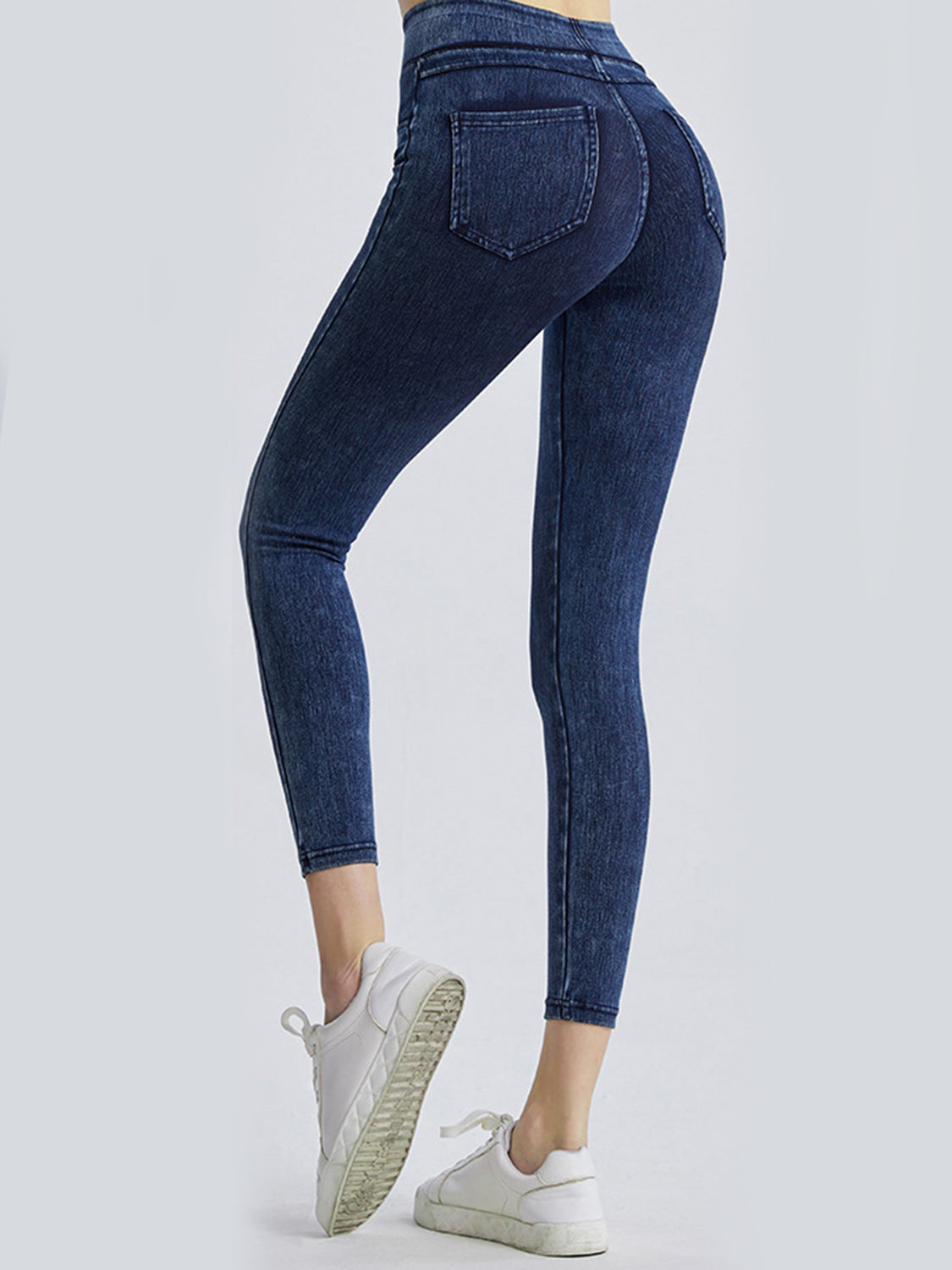 Wide Waistband Sports Leggings-Angel Casuals