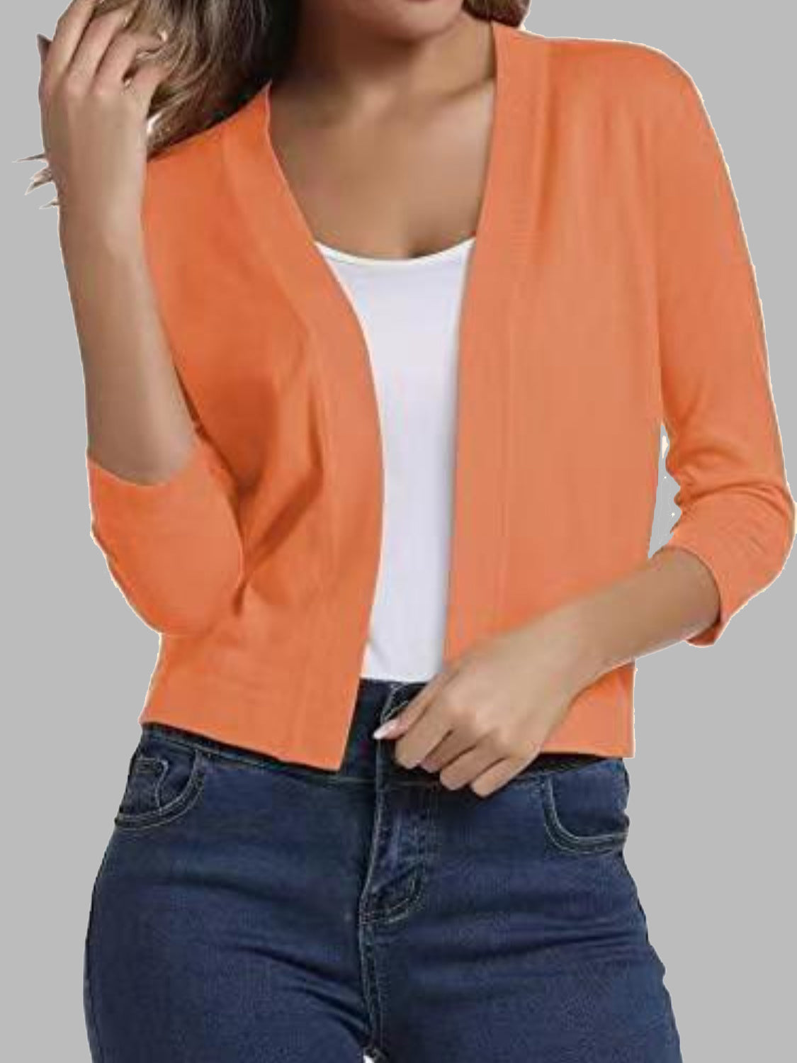 Open Front Cardigan-Angel Casuals