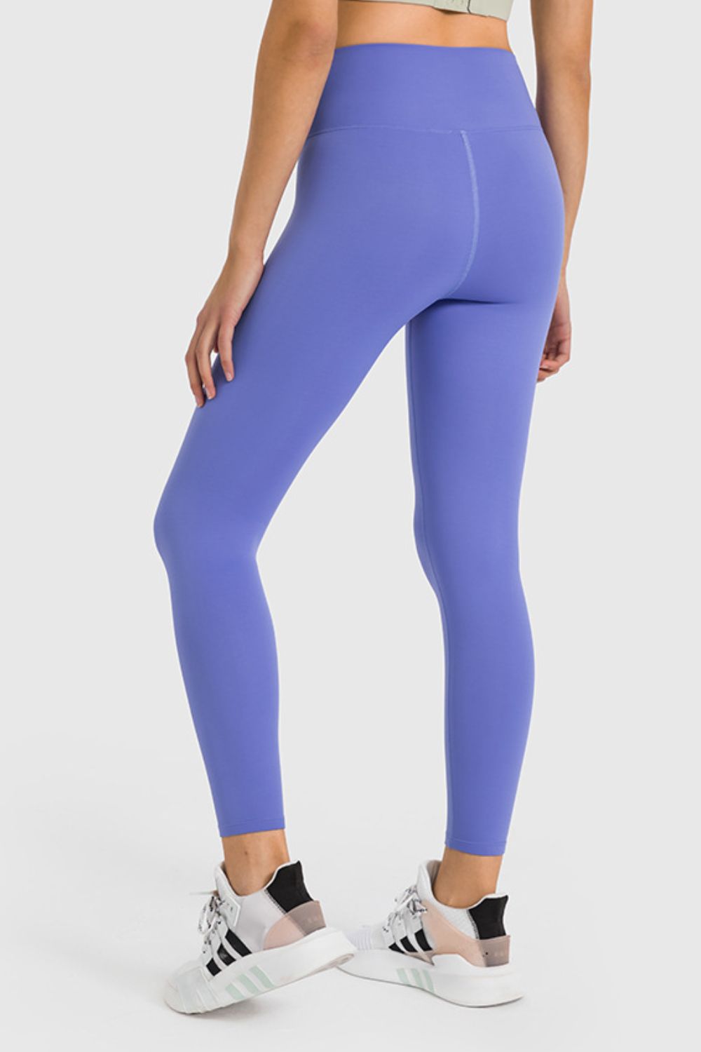 High Waist Ankle-Length Yoga Leggings-Angel Casuals