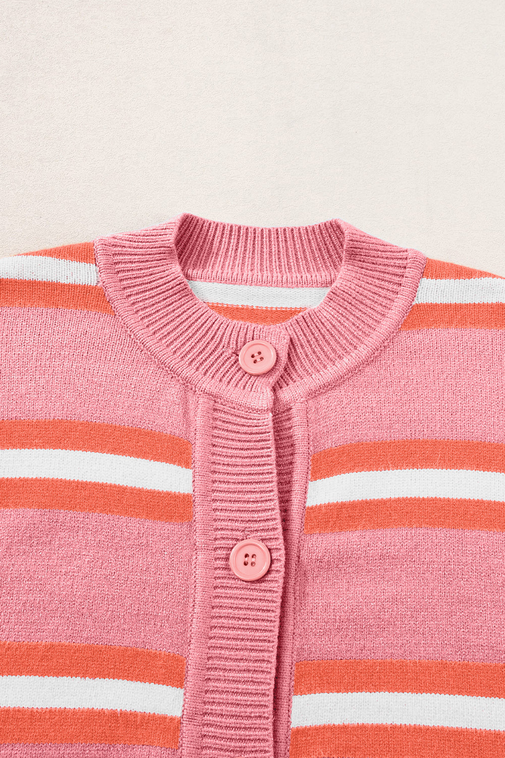 Striped Button Down Long Sleeve Cardigan-Angel Casuals