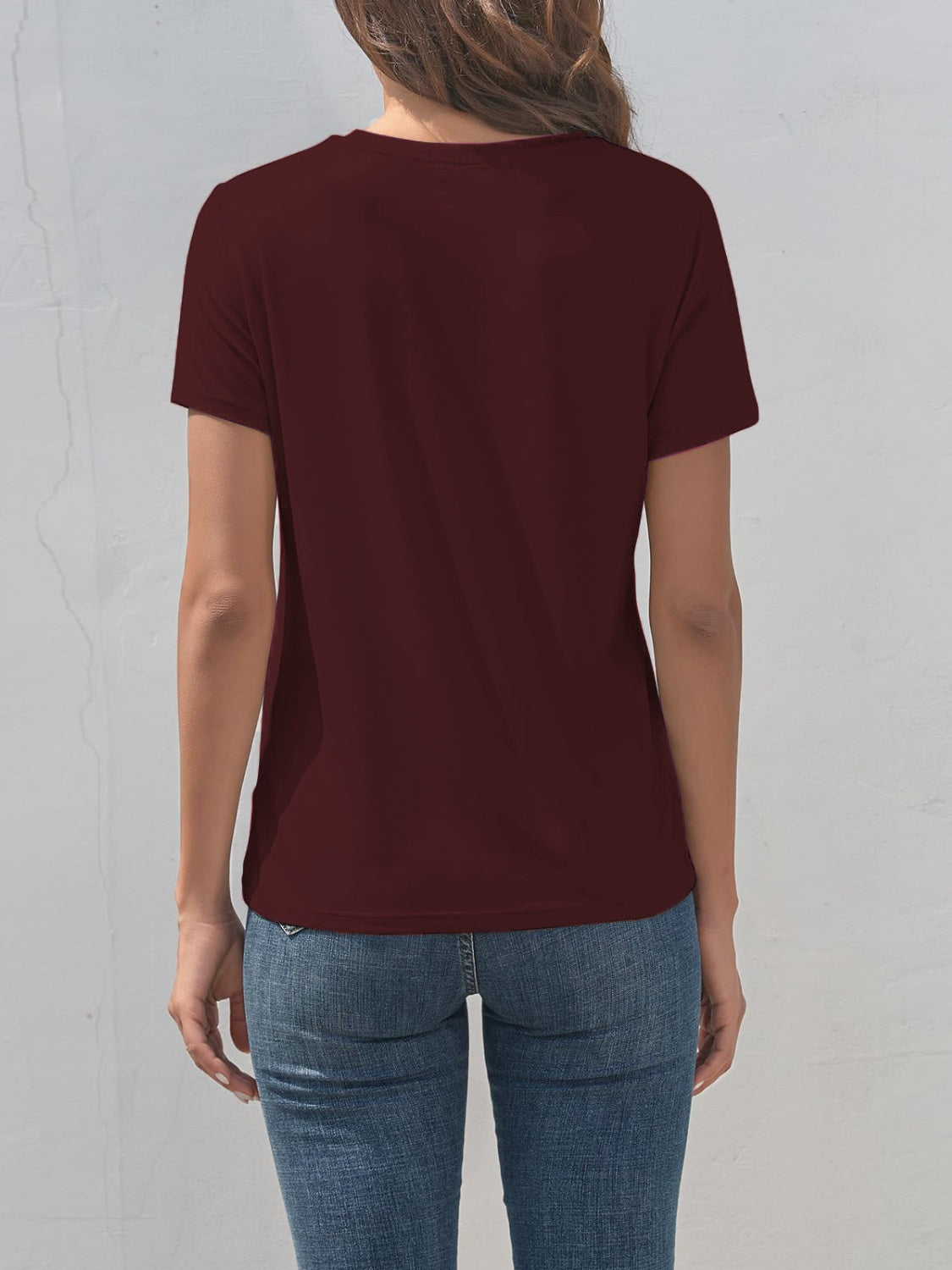Graphic Round Neck Short Sleeve T-Shirt-Angel Casuals