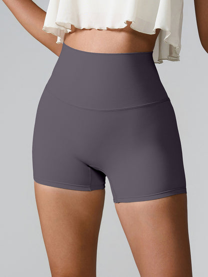 High Waist Active Shorts-Angel Casuals