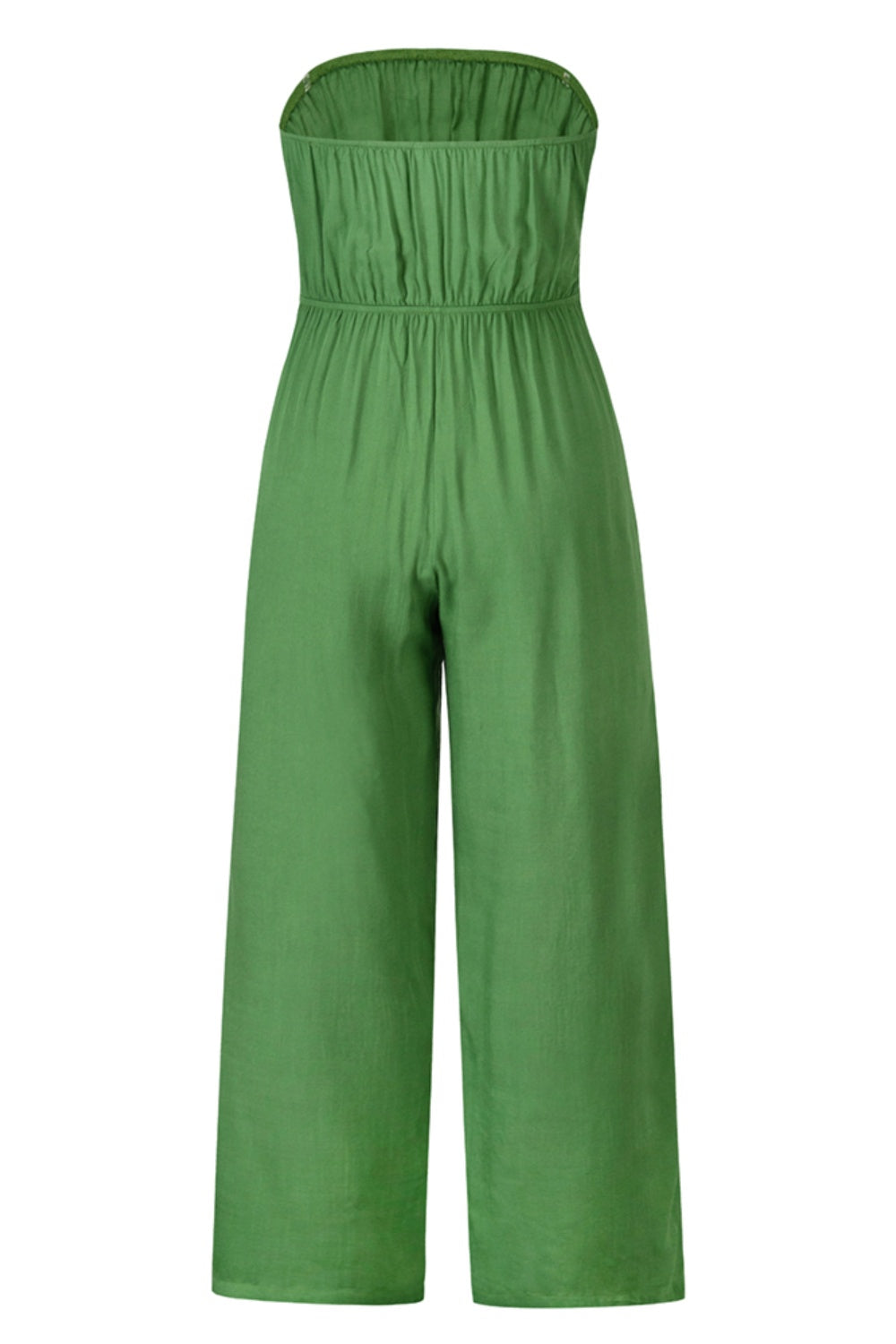 Tied Cutout Tube Wide Leg Jumpsuit-Angel Casuals