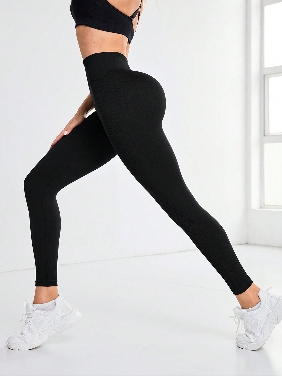 High Waist Active Leggings-Angel Casuals