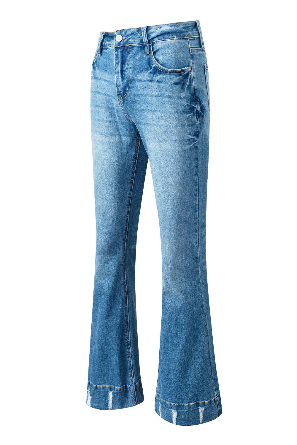 Cat's Whisker Bootcut Jeans with Pockets-Angel Casuals