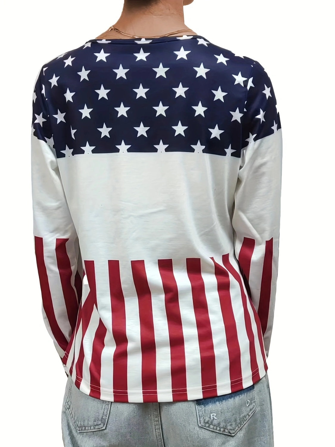 Crisscross Color Block Long Sleeve T-Shirt-Angel Casuals