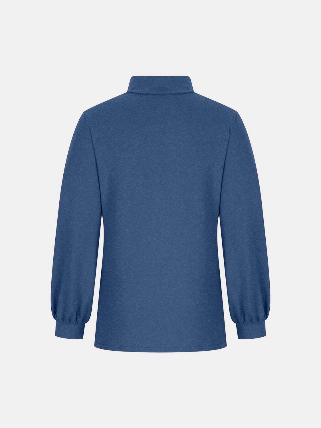 Full Size Mock Neck Long Sleeve T-Shirt-Angel Casuals