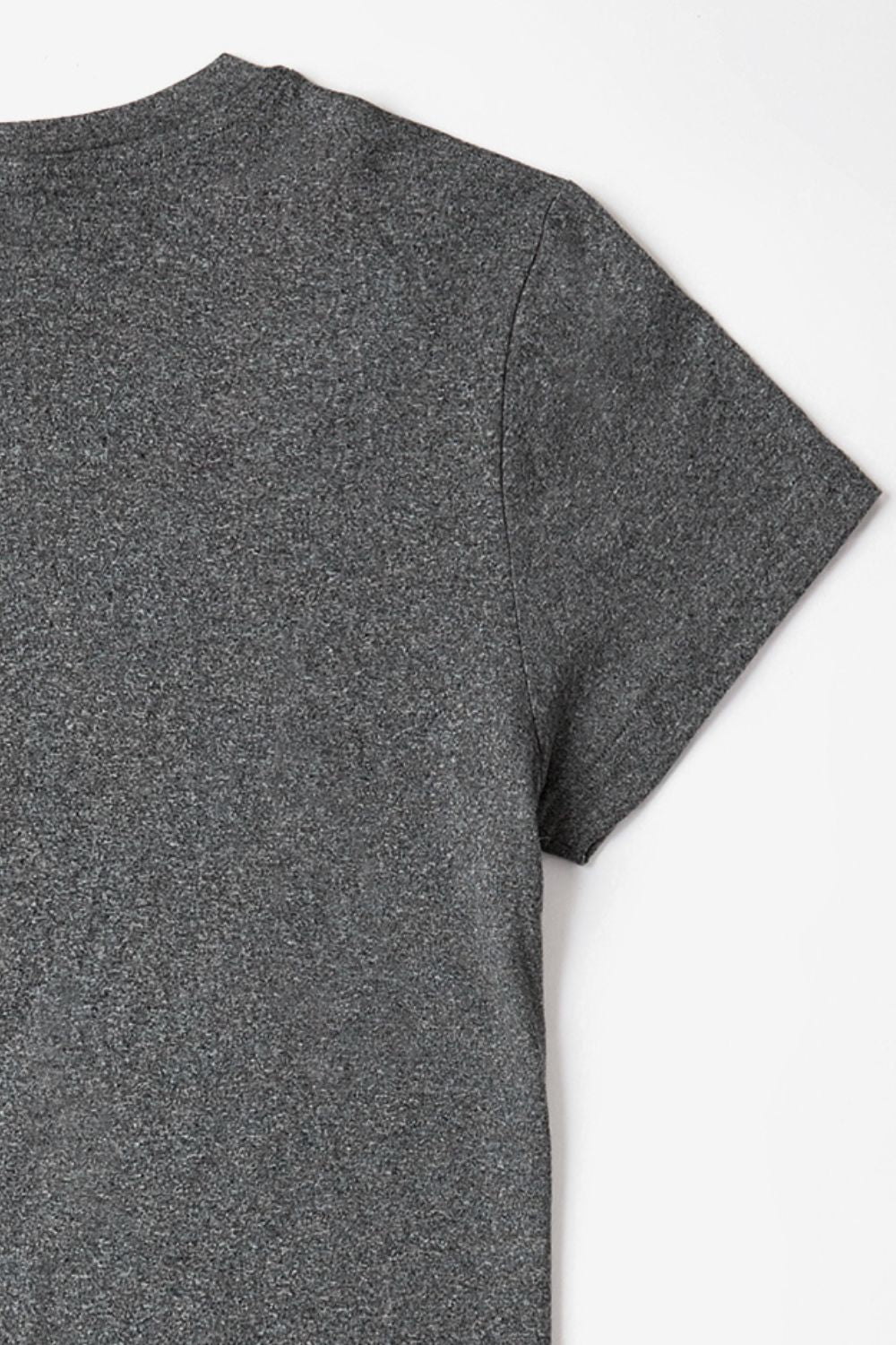 HAPPY EASTER Round Neck Short Sleeve T-Shirt-Angel Casuals