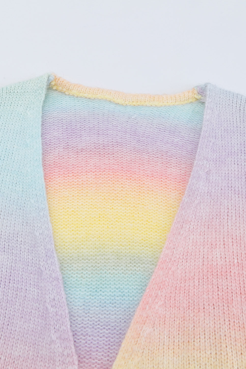 Gradient Open Front Drop Shoulder Cardigan-Angel Casuals